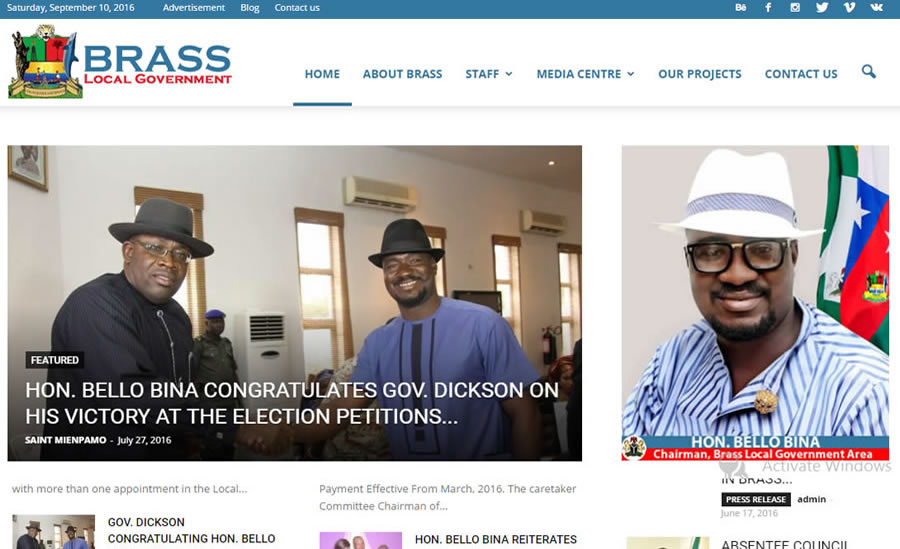 Website Design in Brass, Bayelsa State
